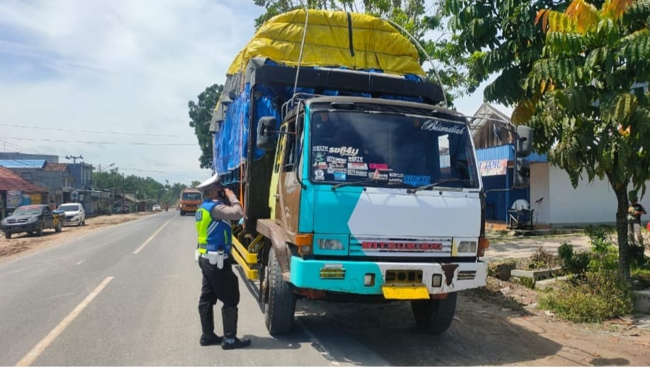 Satlantas Tilang ODOL Membandel
