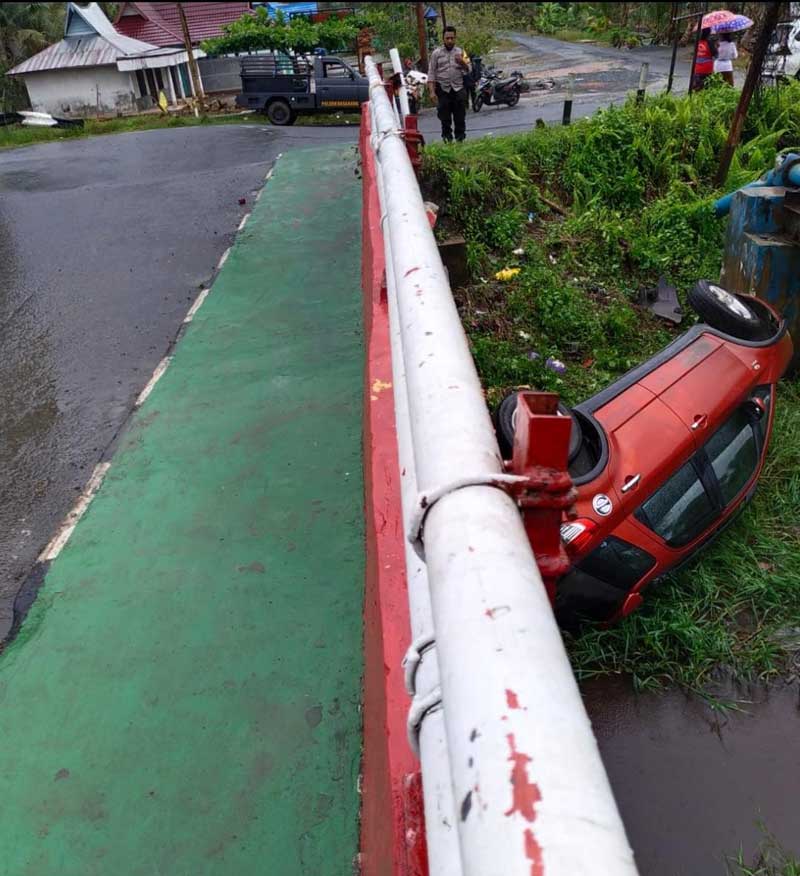 Kecelakaan,Jembatan Kembar Kecamatan Basarang