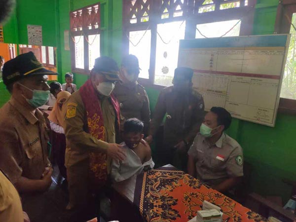 Tingginya capaian vaksinasi di Kecamatan Kotabesi