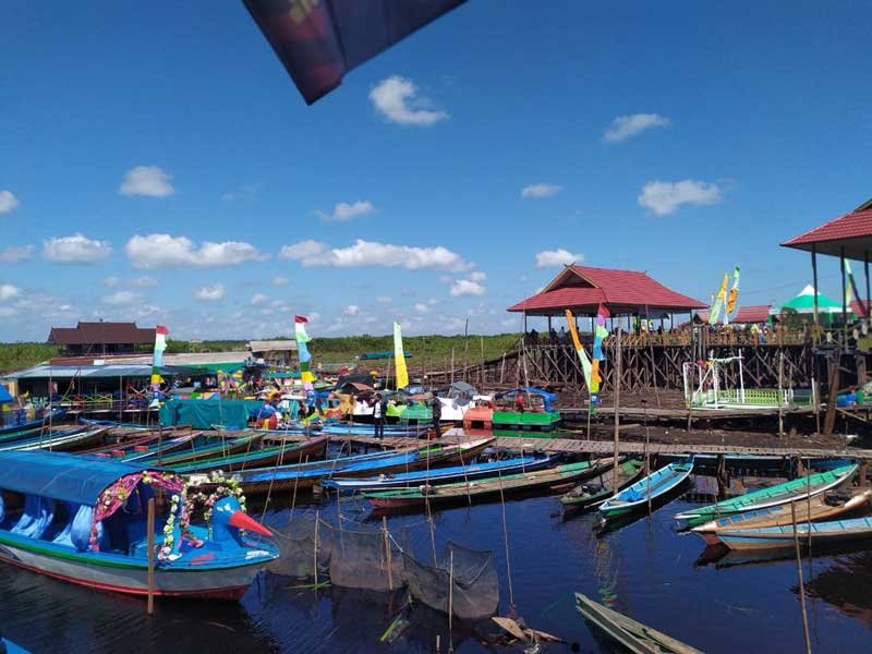 Pengunjung Wisata Air Hitam Meningkat,wisata kalimantan tengah,pariwisata palangkaraya,palangkaraya,wisata air hitam