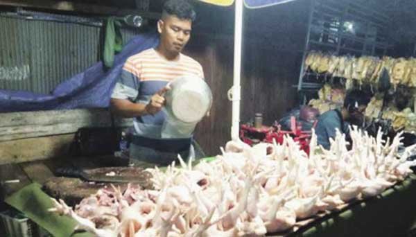 Harga Ayam Potong di sampit Naik Lagi