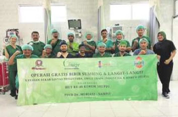 Tiga Hari Layani 47 Operasi Bibir Sumbing