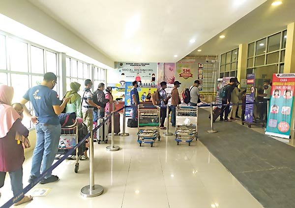 Pergerakan arus mudik melalui Bandara Iskandar Pangkalan Bun ini sudah mulai terjadi sejak awal bulan suci Ramadan