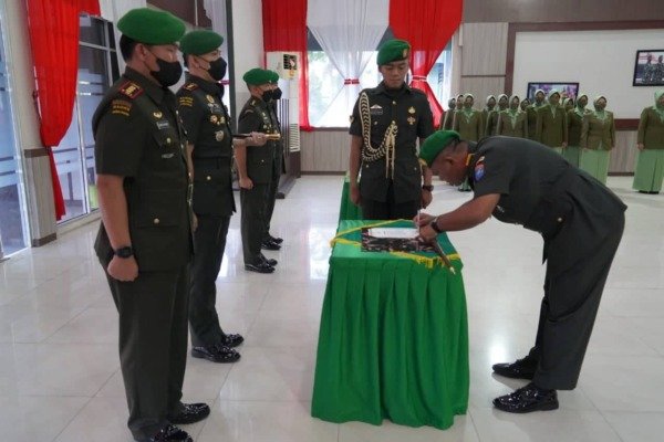 Berganti,Dandim Palangkaraya