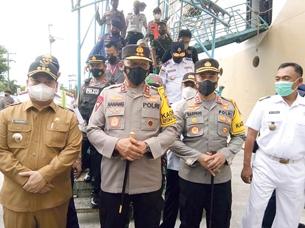 Kapolda Kalteng Irjen Pol Nanang Avianto meminta penyedia jasa pelayaran angkutan penumpang arus mudik Lebaran