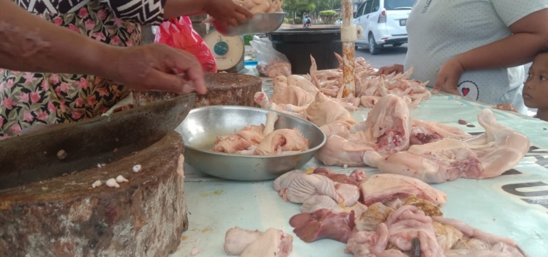 Harga Ayam Potong,Pasar Indra Sari