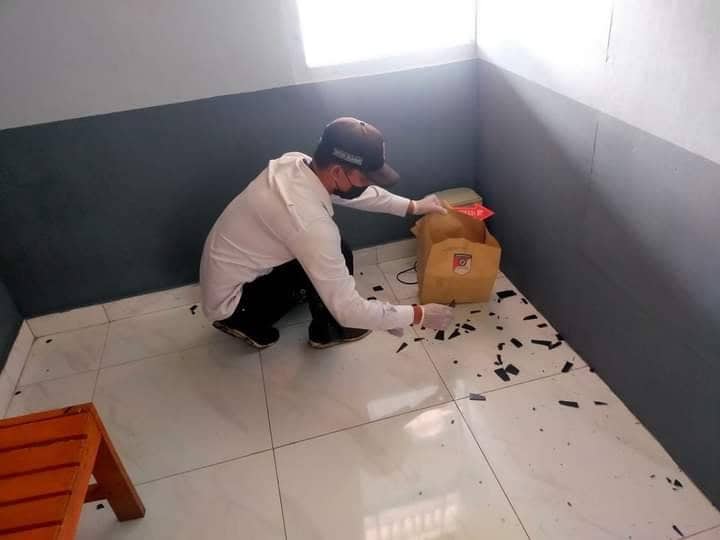 Pecahan kaca,Rutan Klas II A Palangka Raya