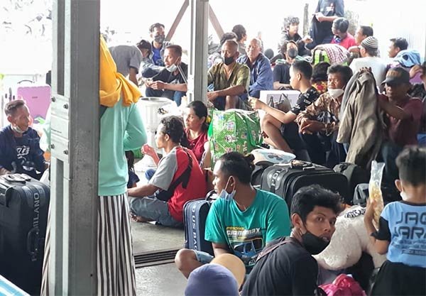 Kapal Motor (KM) Kirana I milik PT Dharma Lautan Utama (DLU) yang dijadwalkan berangkat