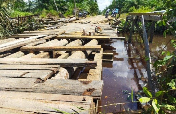 Jembatan Sebuai Timur Telah Diperbaiki