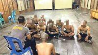 Sejumlah remaja di Kabupaten Barito Selatan menggelar pesta minuman keras