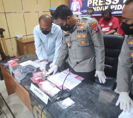 Polres Kotim,Pembawa 3.7 Ons Sabu Seorang Residivis