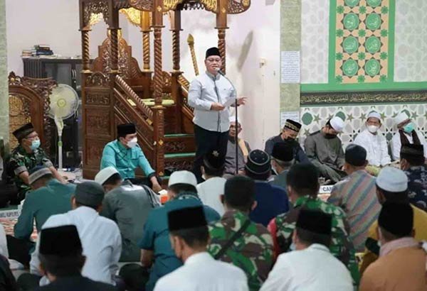 Agenda kunjungan kerja (kunker) Bupati Kotawaringin Timur (Kotim) Halikinnor dalam rangka Safari Ramadan 1443