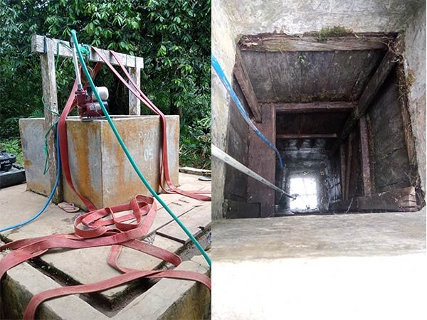 meninggal dunia saat membersihkan sebuah sumur di wilayah itu