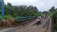 Jembatan baru Karungen yang terletak di Jalan Perintis