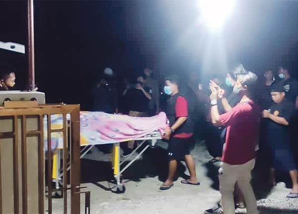 Pria berinisial JH (44) ,warga Jalan Temanggung Tilung meninggal