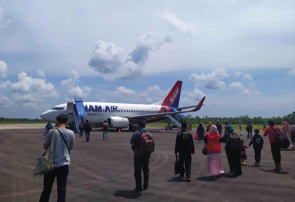 Bandara Iskandar Pangkalan Bun mengalami peningkatan penumpang