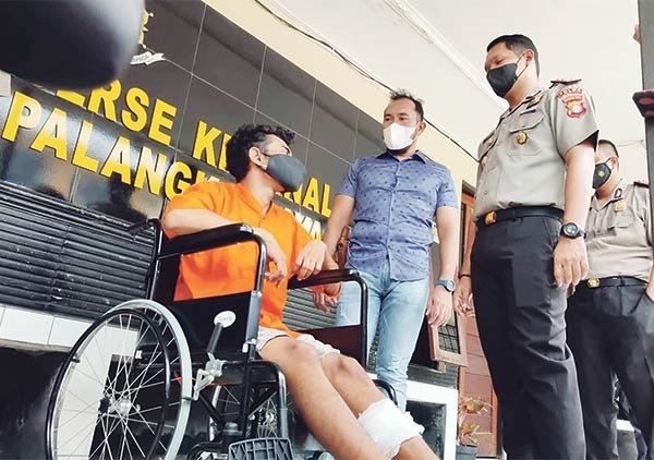 TERSANGKA-CURANMOR-DITEMBAK Tersangka Curanmor