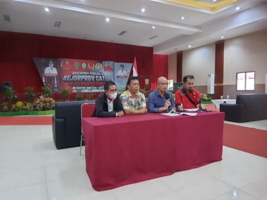 KONFERENSI PERS PANITIA KEJURPROV KALTENG DI HOTEL WERRA