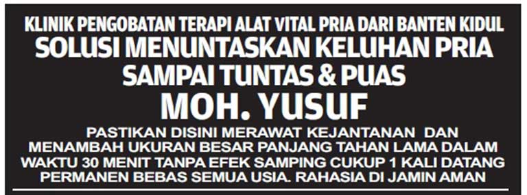 Klinik Pengobatan terapi alat vital pria dari banten