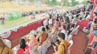 Suasana penutupan Porkab Kotim