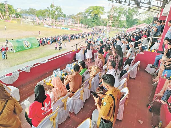 Suasana penutupan Porkab Kotim