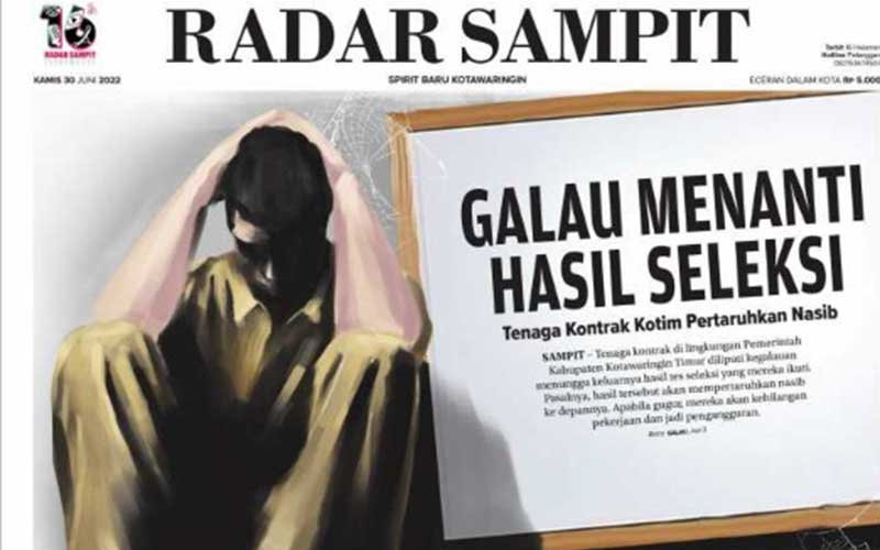 Menunggu hasil seleksi tenaga kontrak