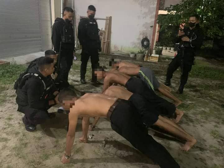Sejumlah remaja di bawah ini umur terpaksa berurusan dengan aparat kepolisian