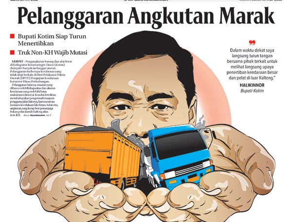 pelanggaran angkutan kotim