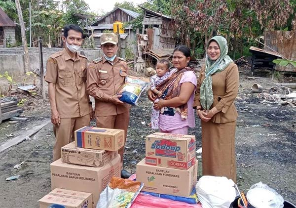 bantuan korban kebakaran