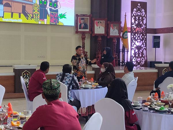 cofee morning sdm pkh dan bupati kotim