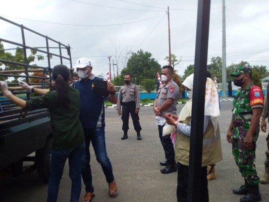 PMK,Kapolsek Kapuas Timur,BPBD Kabupaten Kapuas,hewan ternak masuk kalteng,berita kapuas hari ini,radar sampit