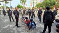 Tim Patroli Presisi Reaksi Cepat (PPRC) Dit Samapta Polda Kalteng,polda kalteng,pelajar di palangkaraya ditangkap polisi,pelajar nakal di palangkaraya ditangkap polsisi,radar sampit,berita palangkaraya hari ini