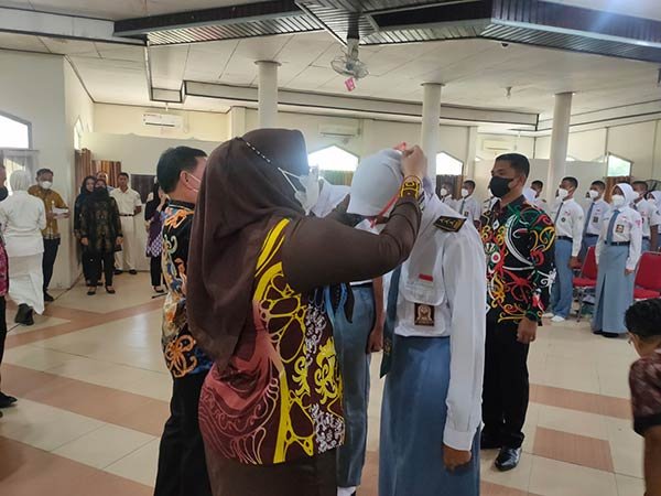 pembukaan pelatihan paskibraka