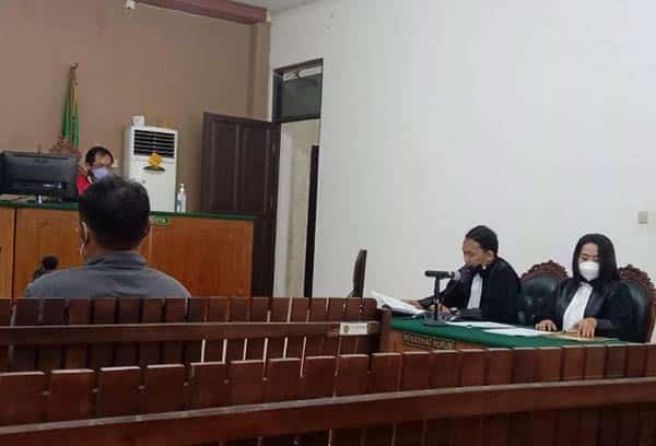 sidang mantan eks bendahara disdik katingan