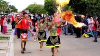 Seruyan,Pawai Karnaval Pembangunan,berita seruyan hari ini,pemkab seruyan,HUT RI Ke 77 di Seruyan,karnaval di seruyan,radar sampit