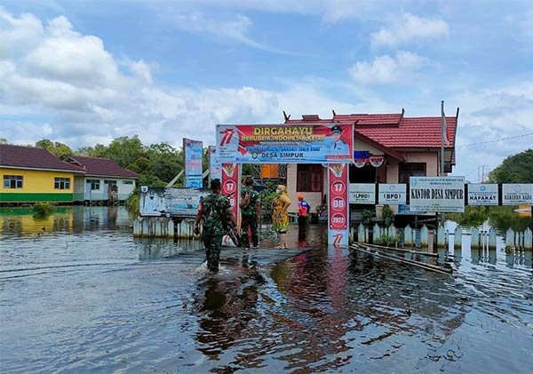 banjir desa simpur