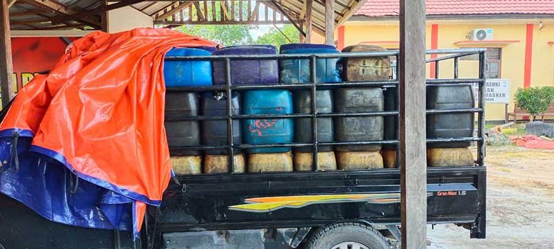 bbm diamankan polres katingan