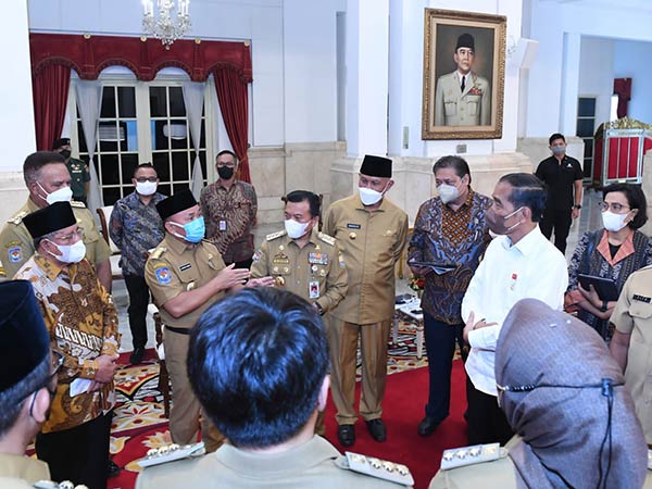 gubernur kalteng bertemu presiden