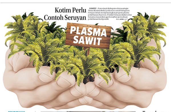 ilustrasi plasma sawit