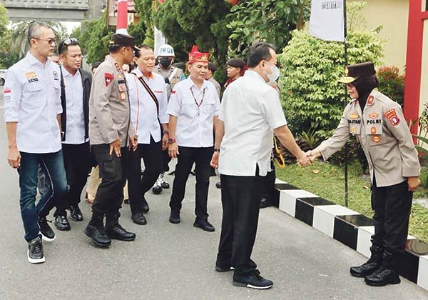 komisi iii dpr ri kunjungi polda kalteng