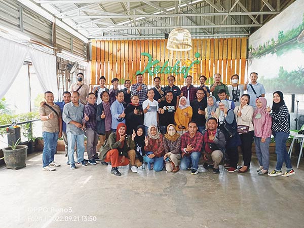 reuni supian hadi dan jurnalis kotim