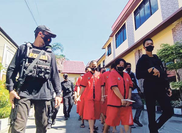 tersangka narkoba kalteng