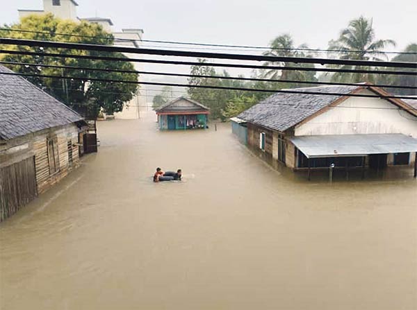 banjir mentaya hulu