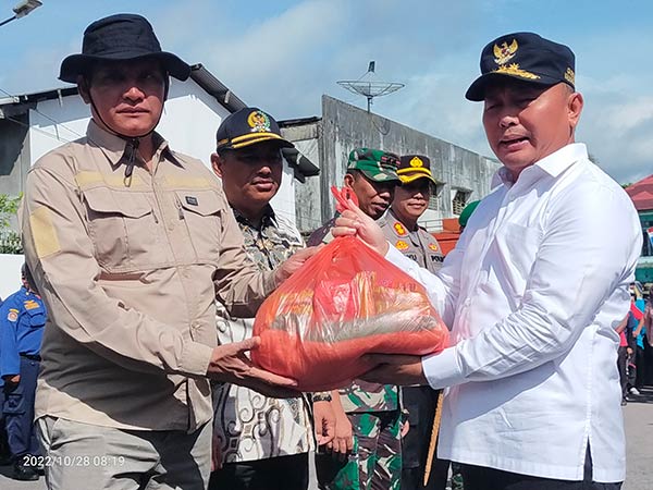 bantuan banjir gubernur kalteng
