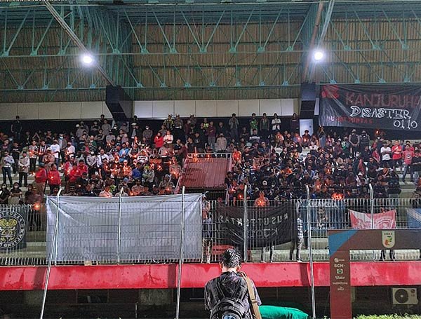 doa bersama suporter kalteng putra