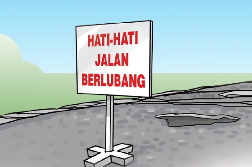 jalan rusak