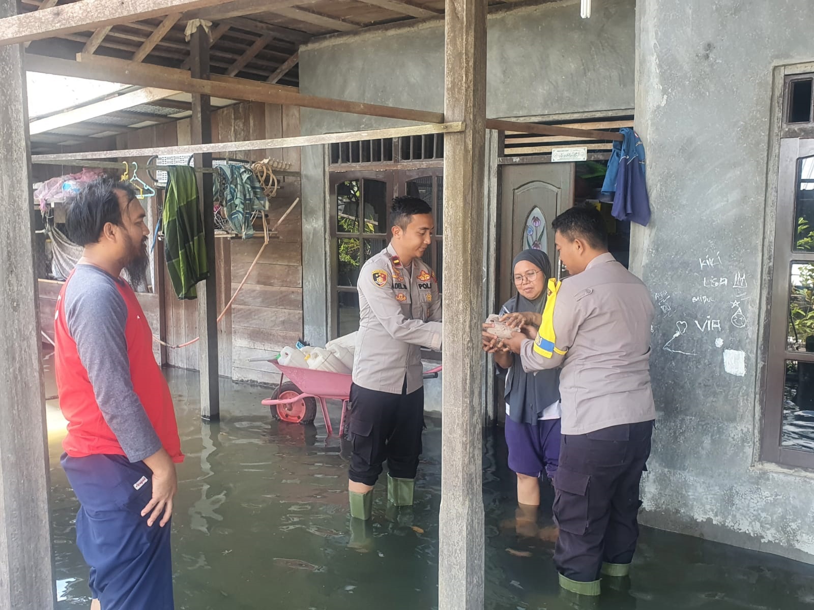 Lamandau,Nanga Bulik,Korban Banjir,banjir lamandau,banjir kalteng,banjir kalimantan