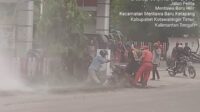 motor pelangsir terbakar