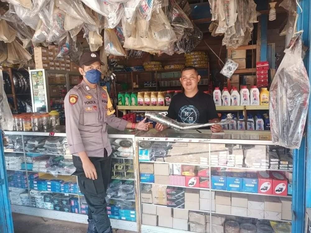 lamandau,nanga bulik,polres lamandau,razia,knalpot