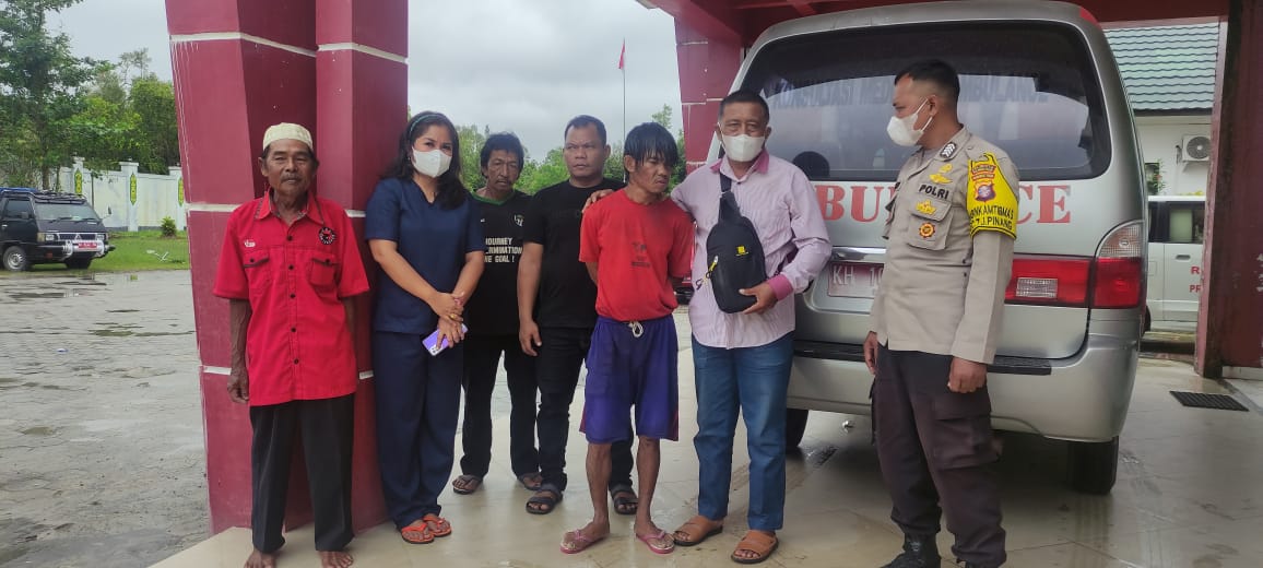 Kelurahan Tanjung Pinang Palangkaraya,ODGJ,anak durhaka,aniaya ibu kandung
